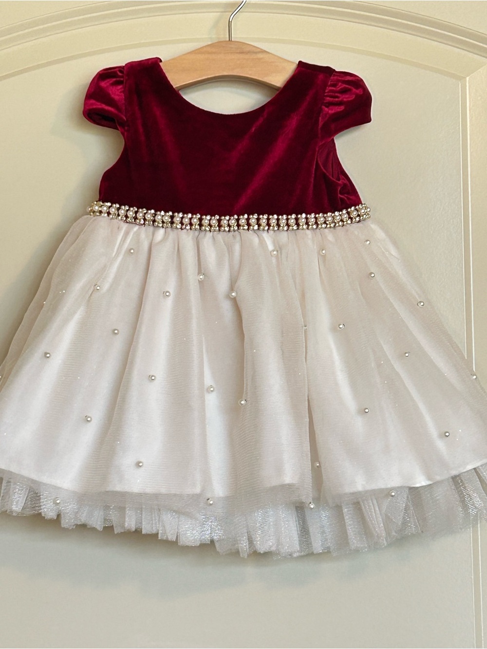 18M American Princess Velvet Dress